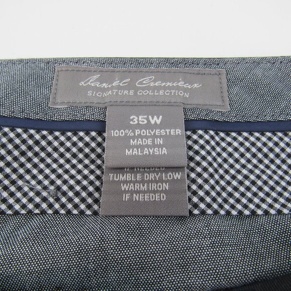 Daniel Cremieux Signature Collection Men's Black Pleat Bermuda Shorts Size 35 - Picture 4 of 6